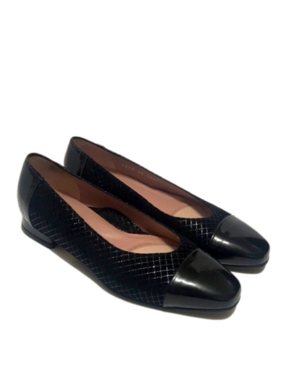 𝅺BeautiFeel Women’s Black Patent Leather Slip On Flats